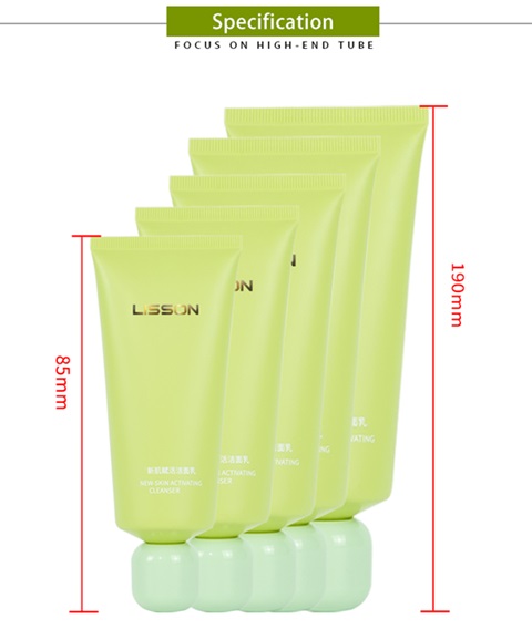 Cosmetic Cream Tube with Ball Shape Cap