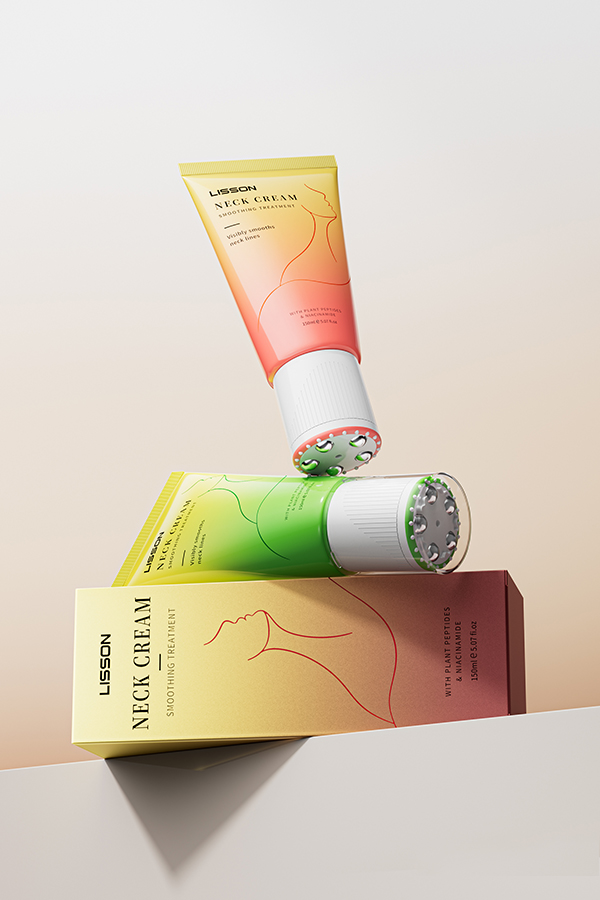 roller ball neck cream tube