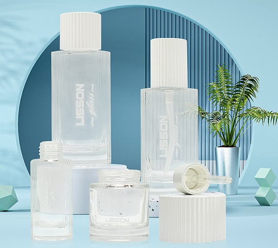 Cosmetic Glass Jars and Bottles