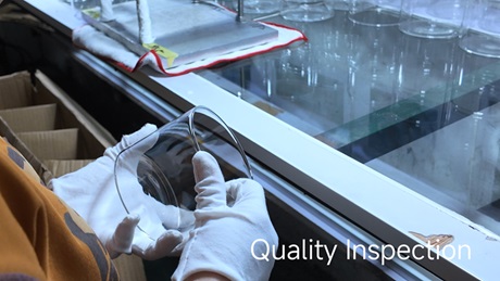 Final Tubular Glass Bottle Quality Inspection