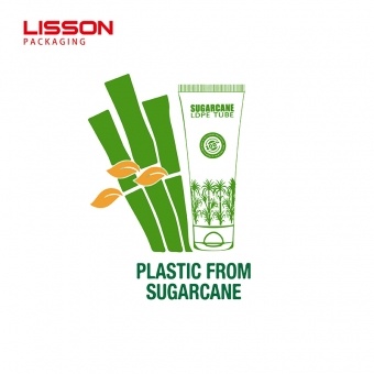 أنبوب قصب السكر من البلاستيك الحيوي ، تغليف مستحضرات التجميل الأخضر المستدام حسب الطلب