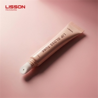 أنبوب ضغط احترافي لتلميع الشفاه برأس مخملي