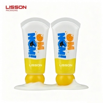 أنابيب ضغط لطيفة بغطاء كروي للعناية ببشرة الأطفال