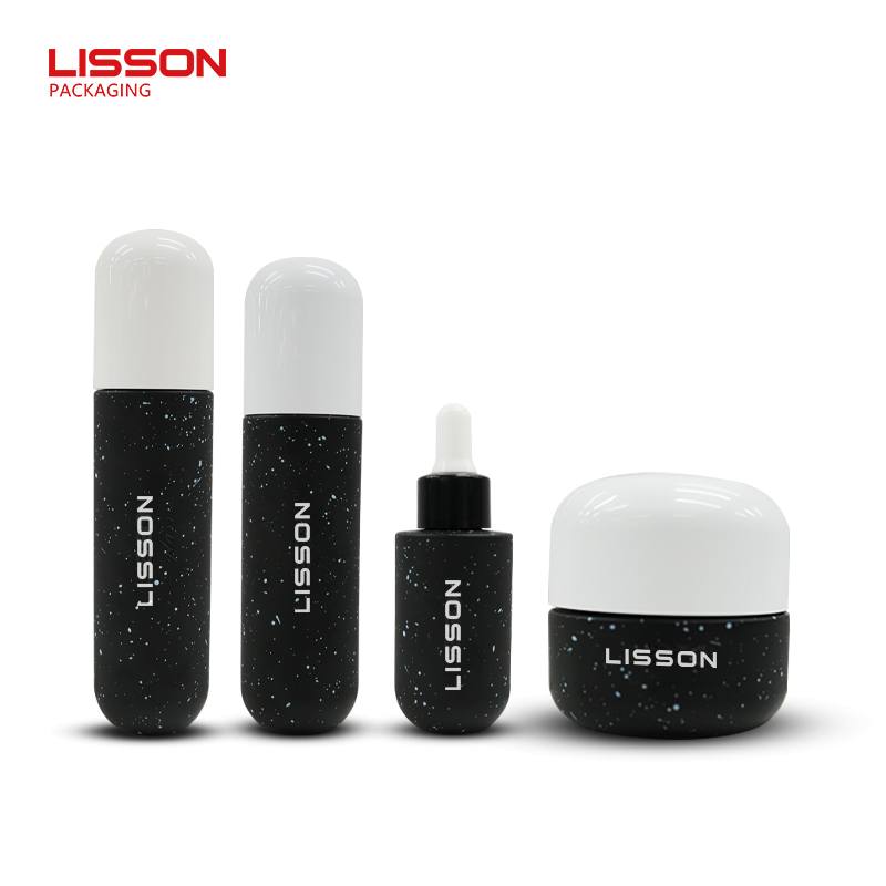 Custom Glass Cosmetic Packaging set