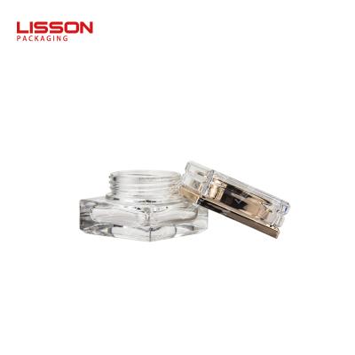 square cosmetic glass bottle set