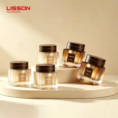 Skincare Glass Cream Jar