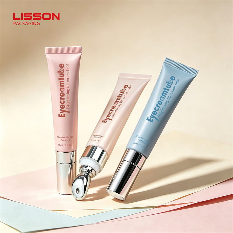 skincare tube with zinc alloy head