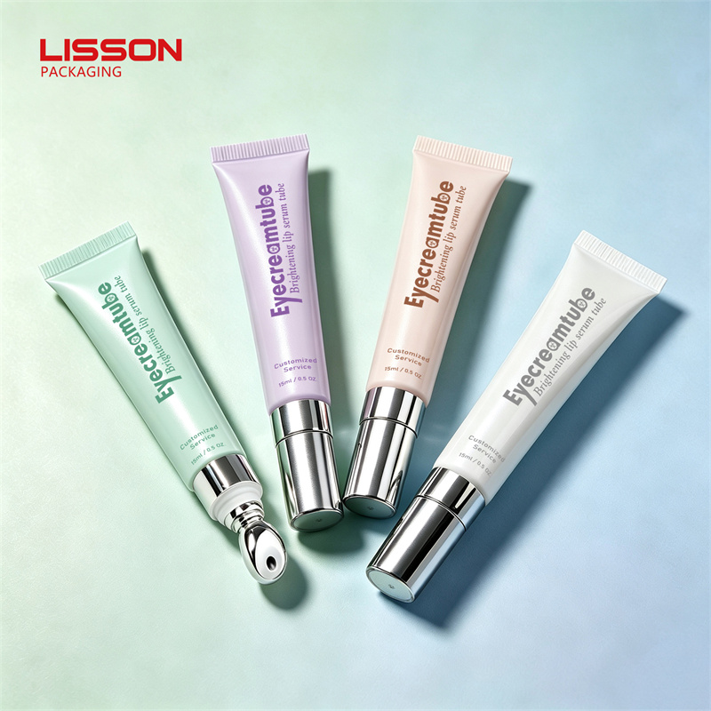 skincare tube with zinc alloy head