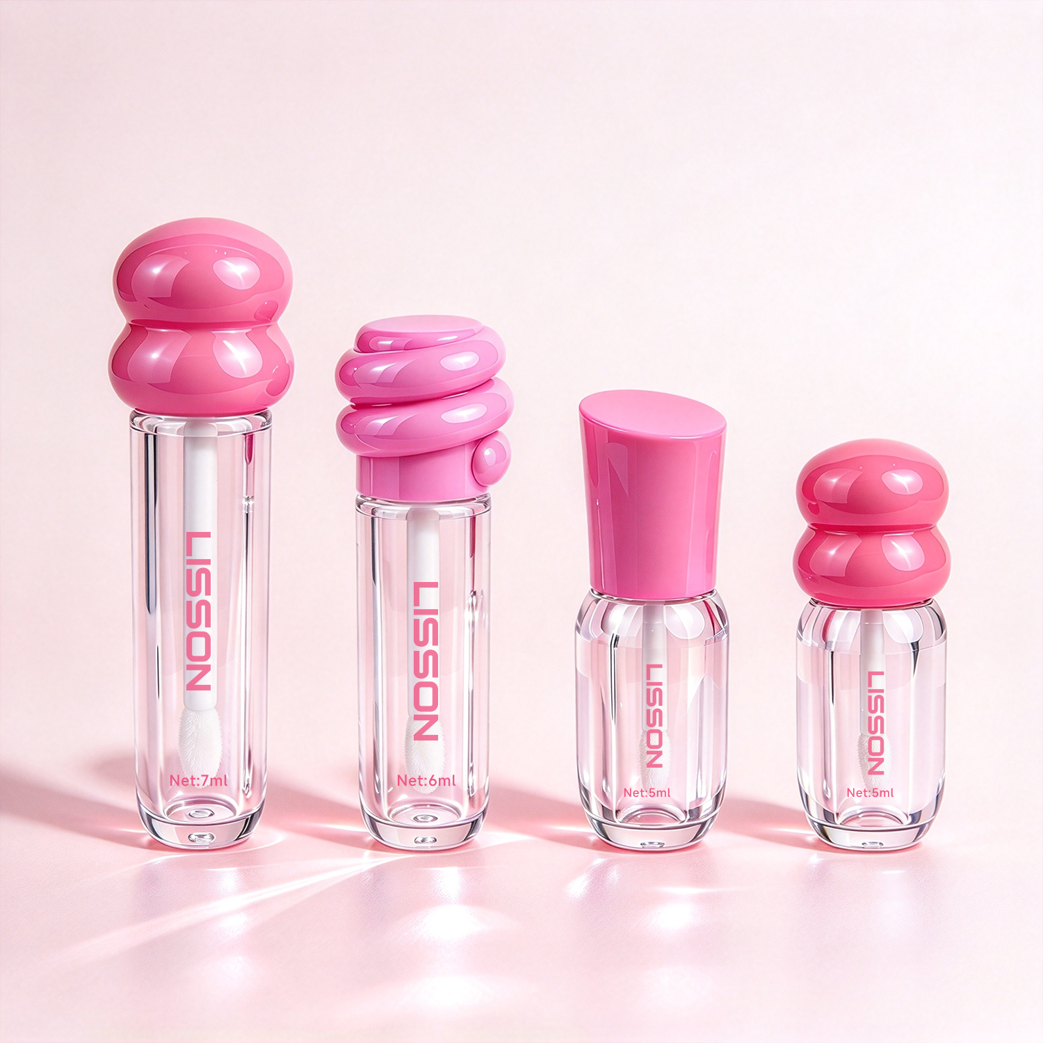Cloud Cap PET Lip Gloss Bottle