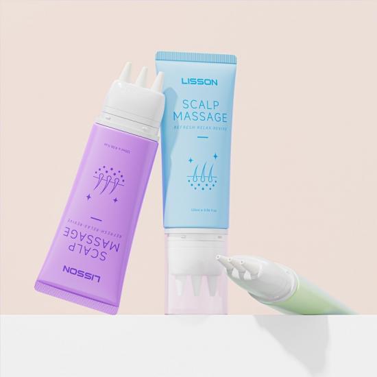 Silicone Head Massage Tube for Scalp Care